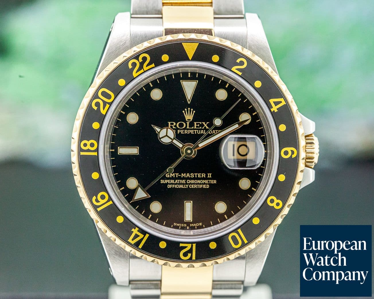 Image of Rolex GMT Master II 18K / SS Black Dial
