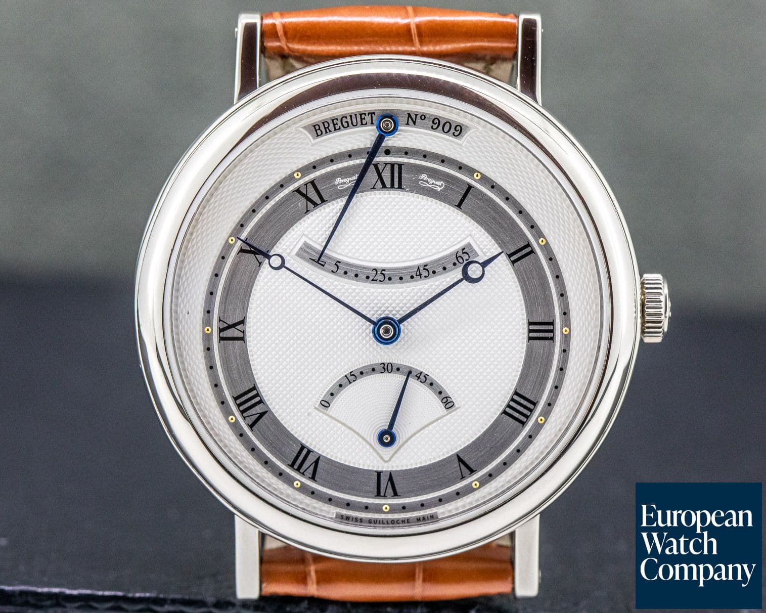 Image of Breguet Classique Retrograde Seconds 18K White Gold / Deployant