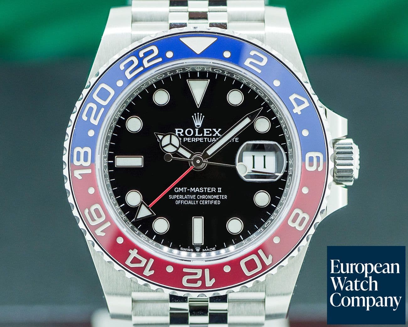Image of Rolex GMT Master II Ceramic "Pepsi" SS / Jubilee 