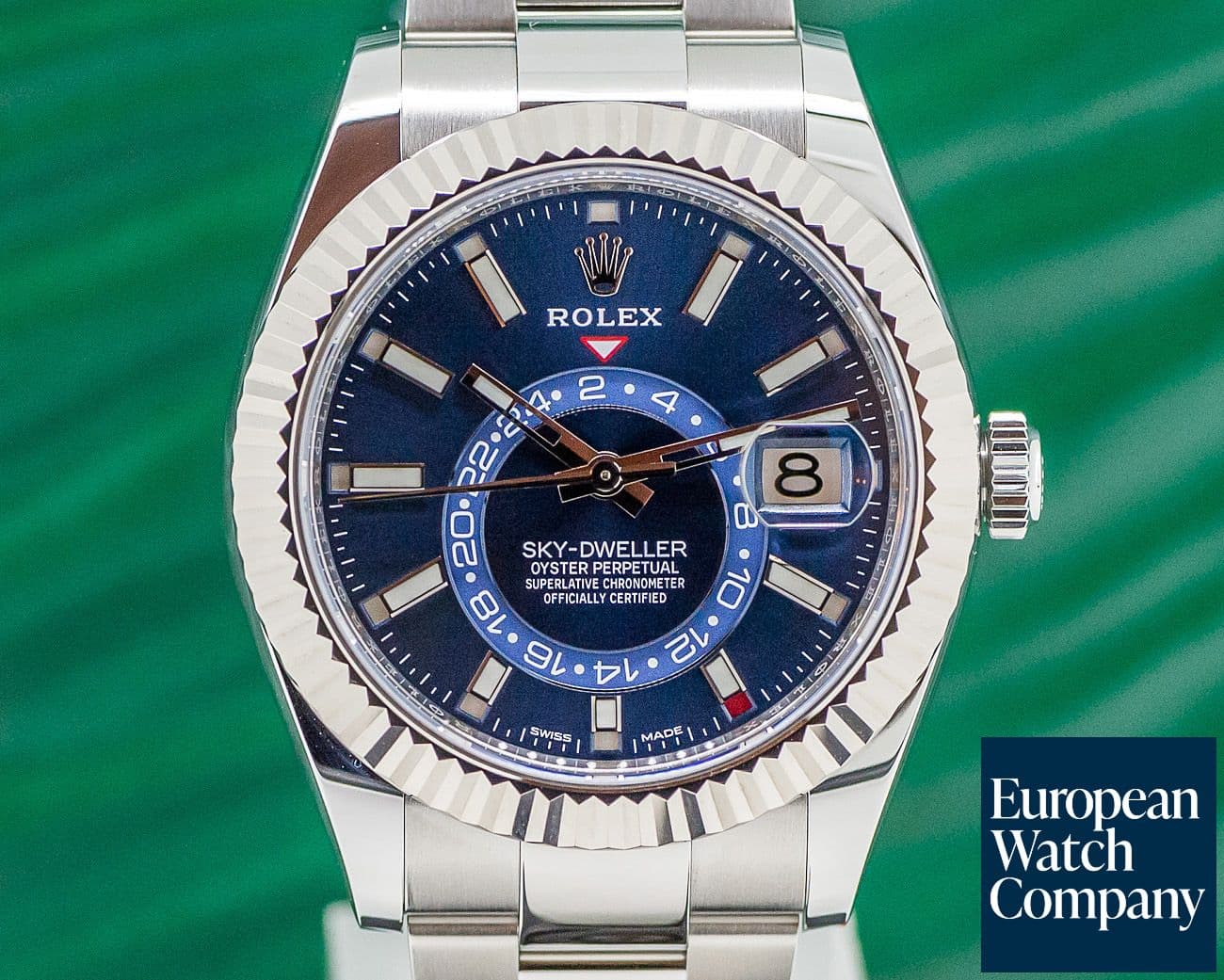Image of Rolex Sky Dweller Steel Blue SS / SS