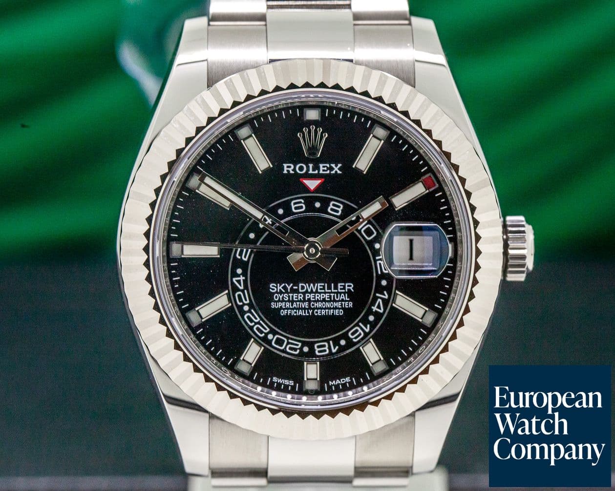 Image of Rolex Sky Dweller Steel Black Dial 