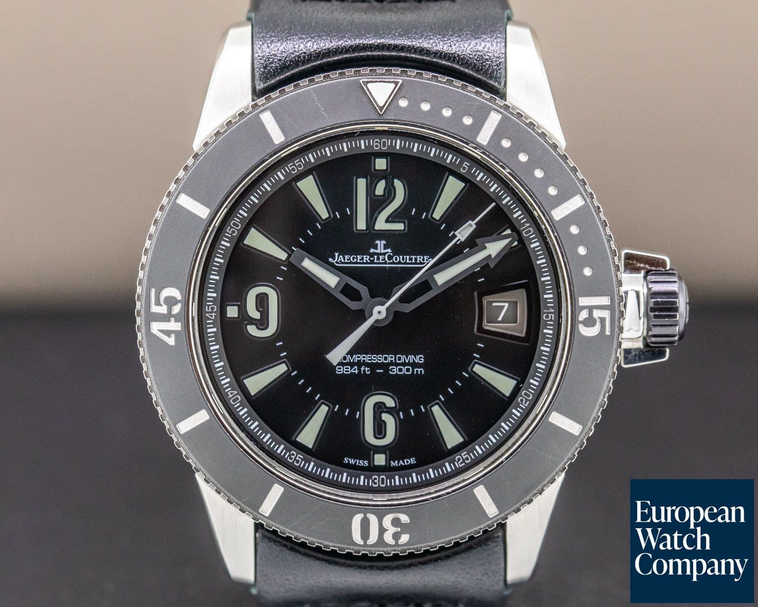 Image of Jaeger LeCoultre Master Compressor Diving NAVY SEALS
Calf Strap 42MM