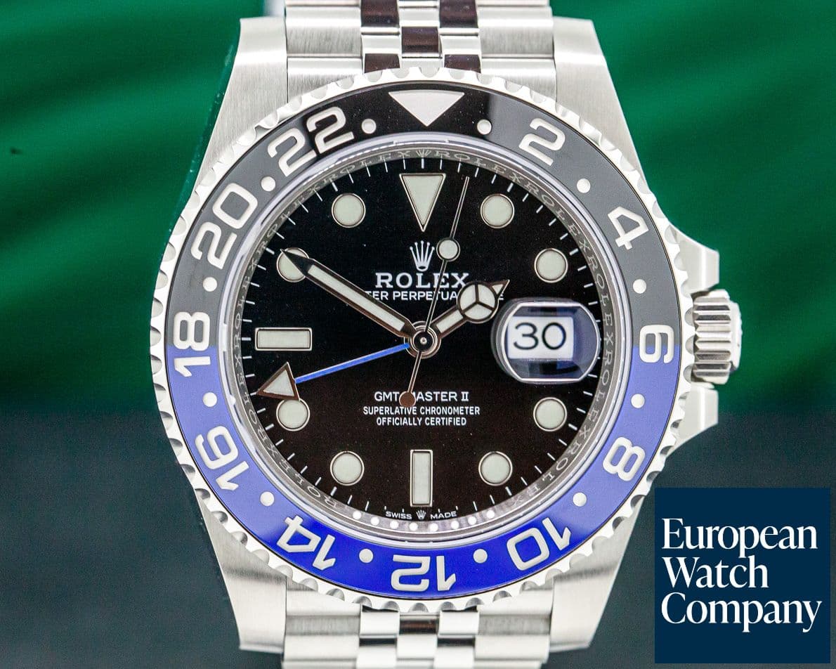 Image of Rolex GMT Master II Ceramic "Batman" SS / Jubilee UNWORN 