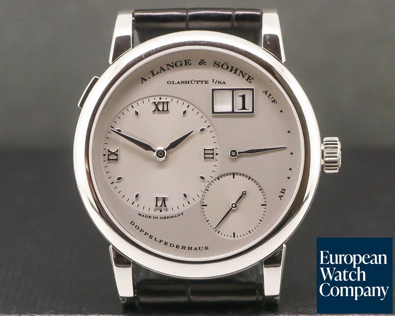 Image of A. Lange and Sohne Lange 1 Platinum "STEALTH" Silver Dial