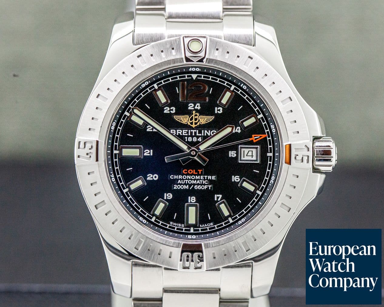 Image of Breitling Colt Black Dial SS / SS Automatic 44MM