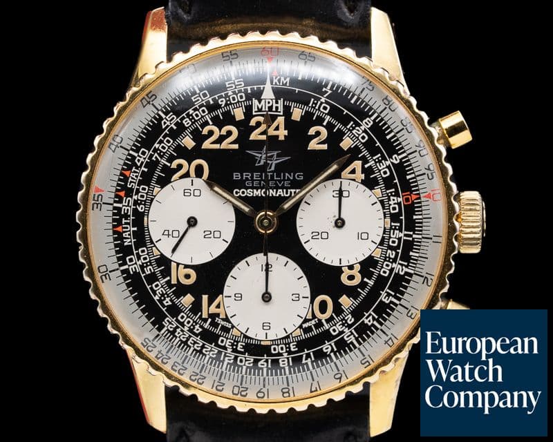 Image of Breitling Vintage Navitimer Cosmonaute Gold Plated Circa 1960's 