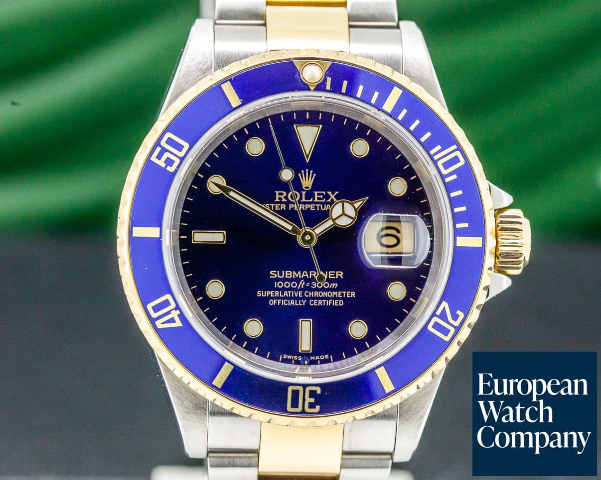 Image of Rolex Submariner Blue Dial SS / 18K