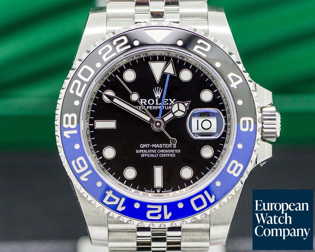 Image of Rolex GMT Master II Ceramic "Batman" SS / Jubilee 