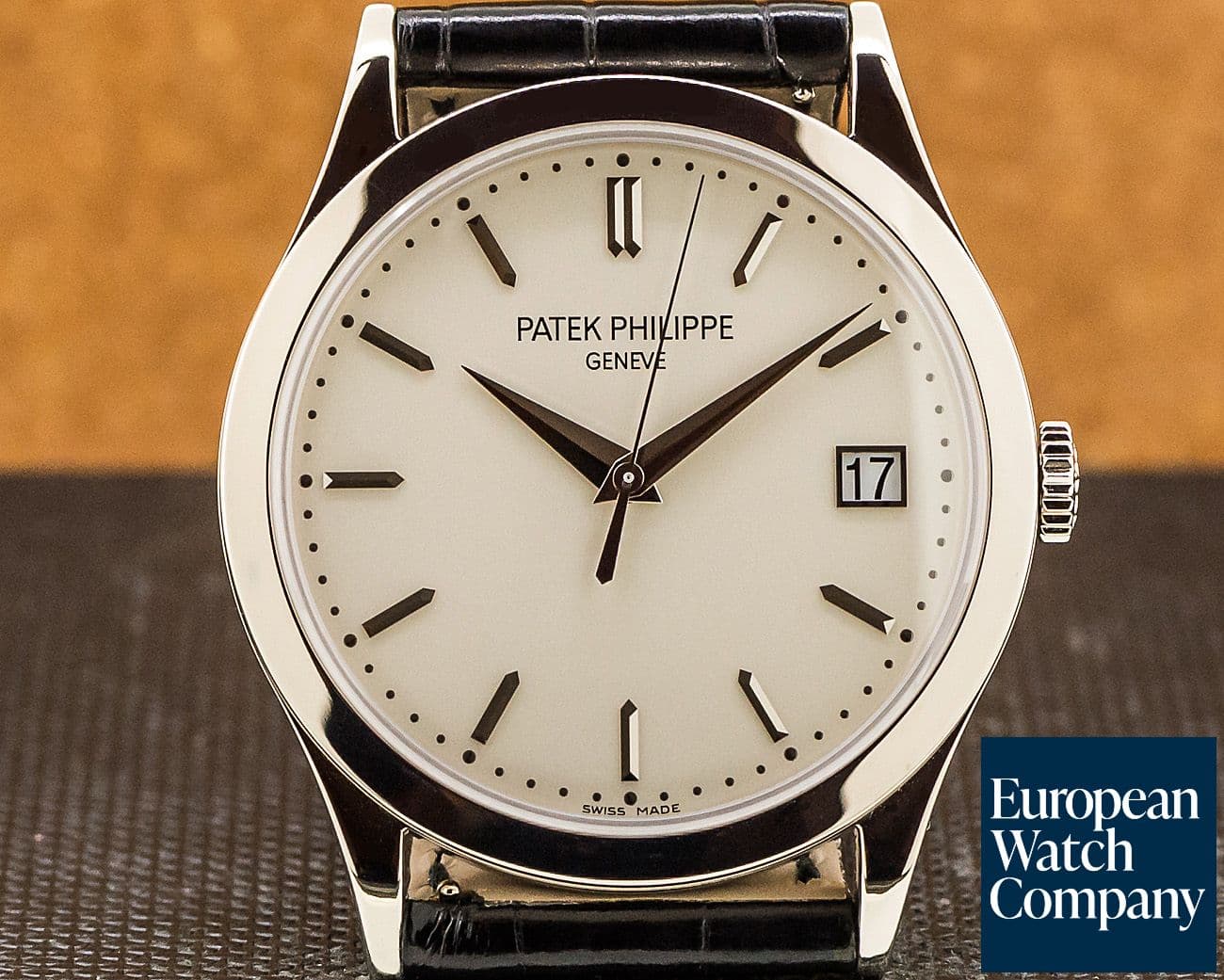 Image of Patek Philippe Calatrava 18K White Gold Silver Dial UNWORN