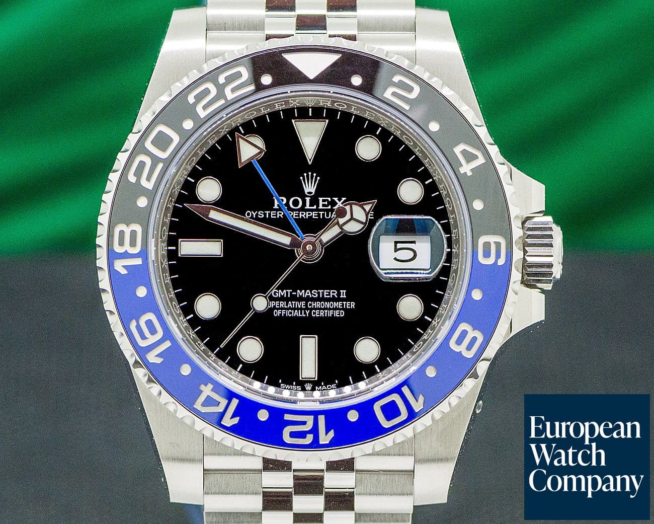 Image of Rolex GMT Master II Ceramic "Batman" SS / Jubilee 