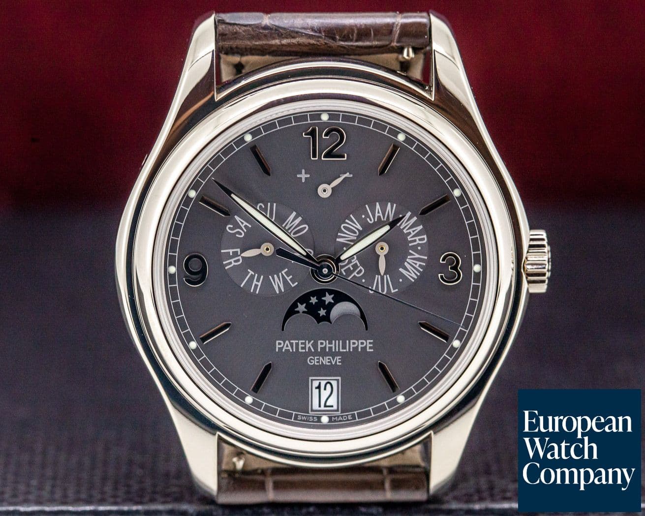 Image of Patek Philippe Annual Calendar 18K White Gold Slate Dial 