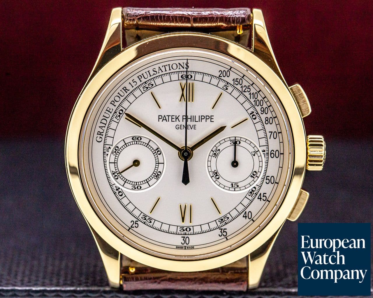 Image of Patek Philippe Chronograph 18K Yellow Gold Pulsation Dial
