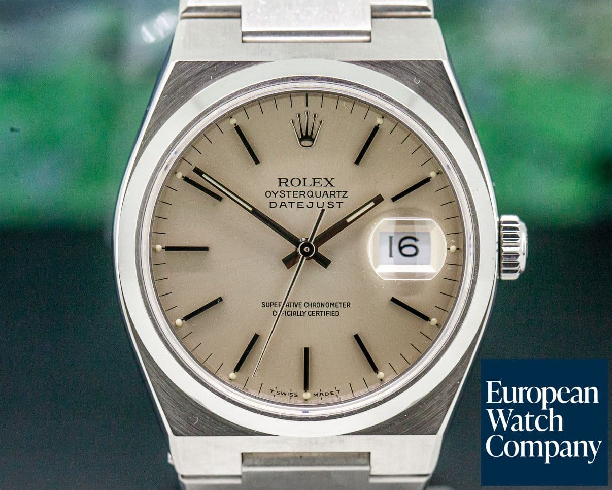 Image of Rolex OysterQuartz Silver Dial / SS FULL SET WOW 