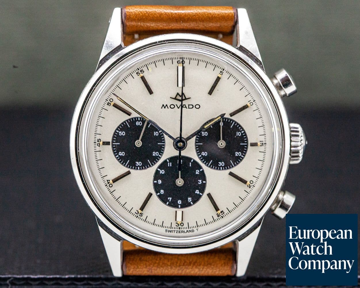 Image of Movado Vintage Subsea M95 PANDA Chronograph Borgel Case 