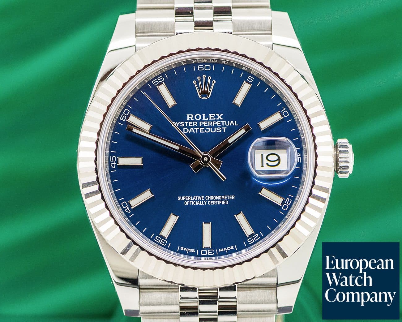 Image of Rolex Datejust 41 Blue Stick Dial SS / SS