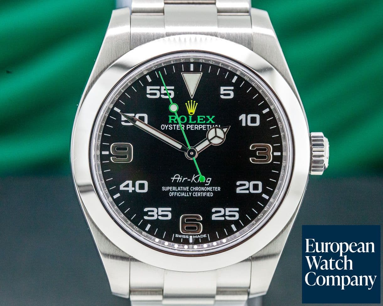 Image of Rolex Air King OMAN KHANJAR Black Dial SS / SS