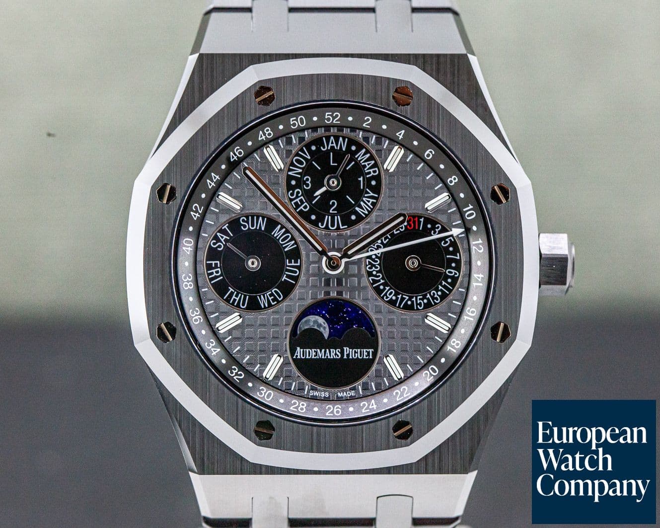 Image of Audemars Piguet Royal Oak Perpetual Calendar Black Ceramic 41MM 