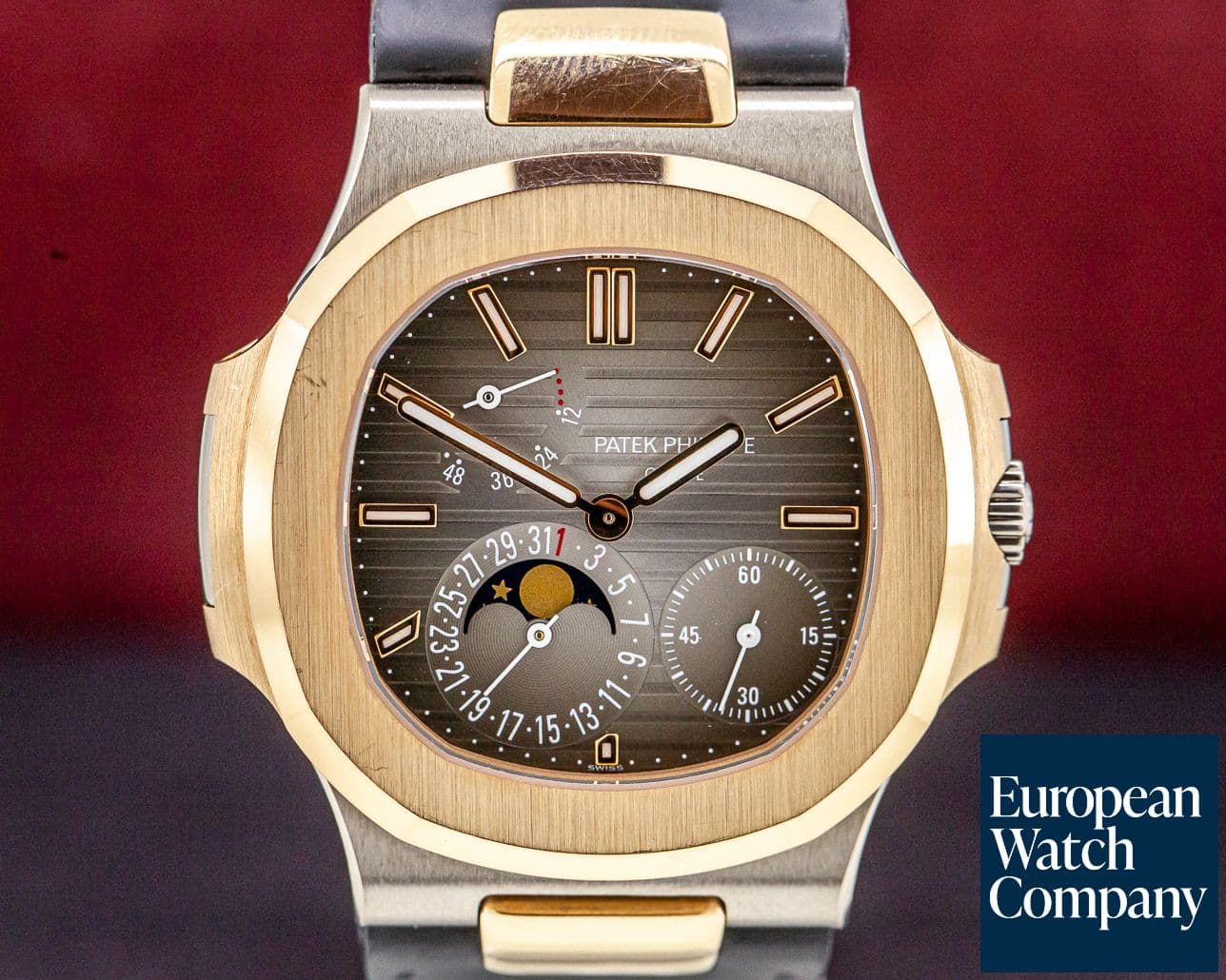 Image of Patek Philippe Jumbo Nautilus 18K White / Rose Gold 