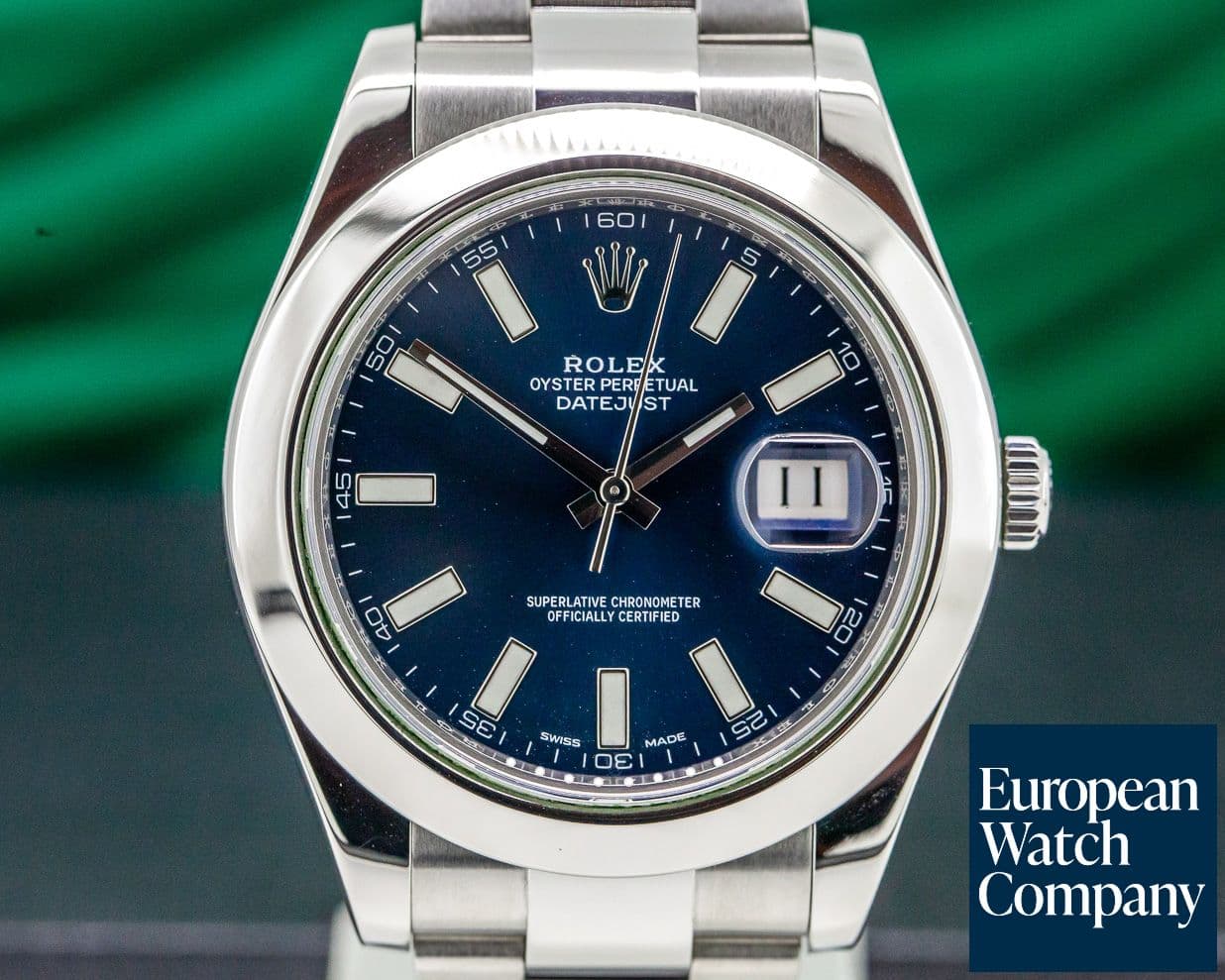 Image of Rolex Datejust II Oyster Bracelet SS Blue Dial 41MM 