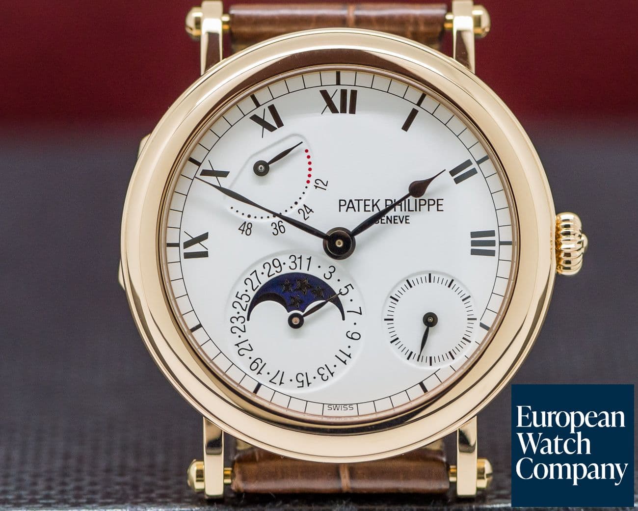 Image of Patek Philippe Power Reserve Moonphase 18K Rose Gold 