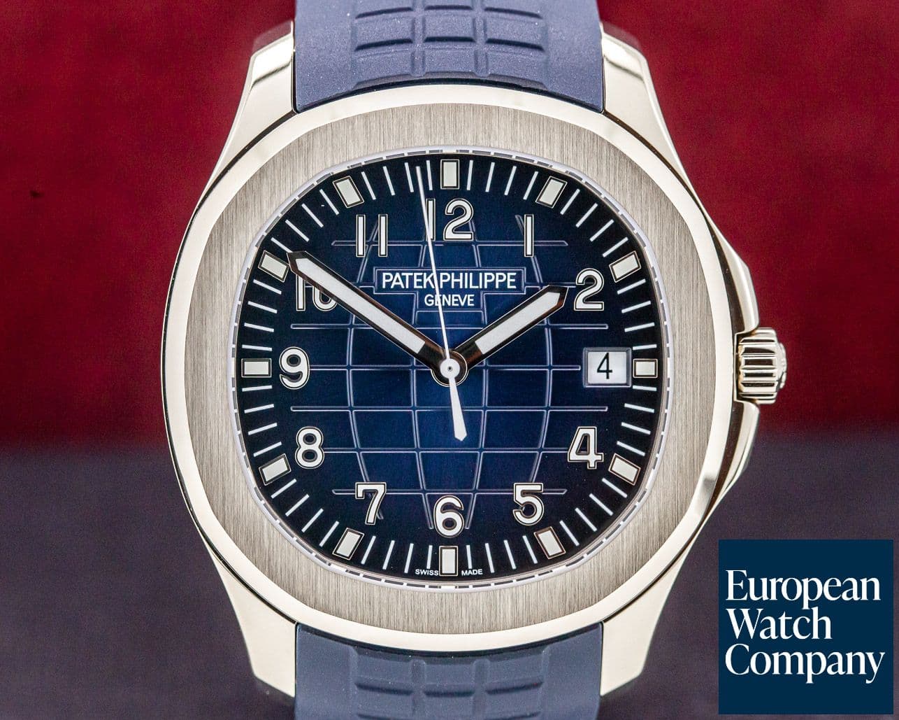 Image of Patek Philippe Aquanaut 18K White Gold / Blue dial UNWORN