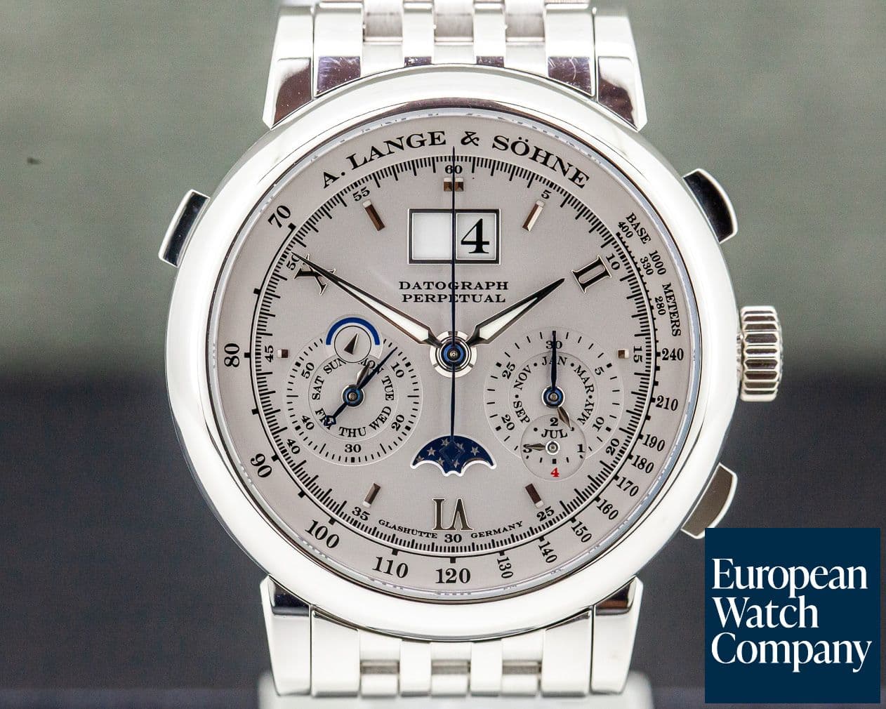 Image of A. Lange and Sohne Datograph Perpetual Calendar Chronograph Platinum BRACELET