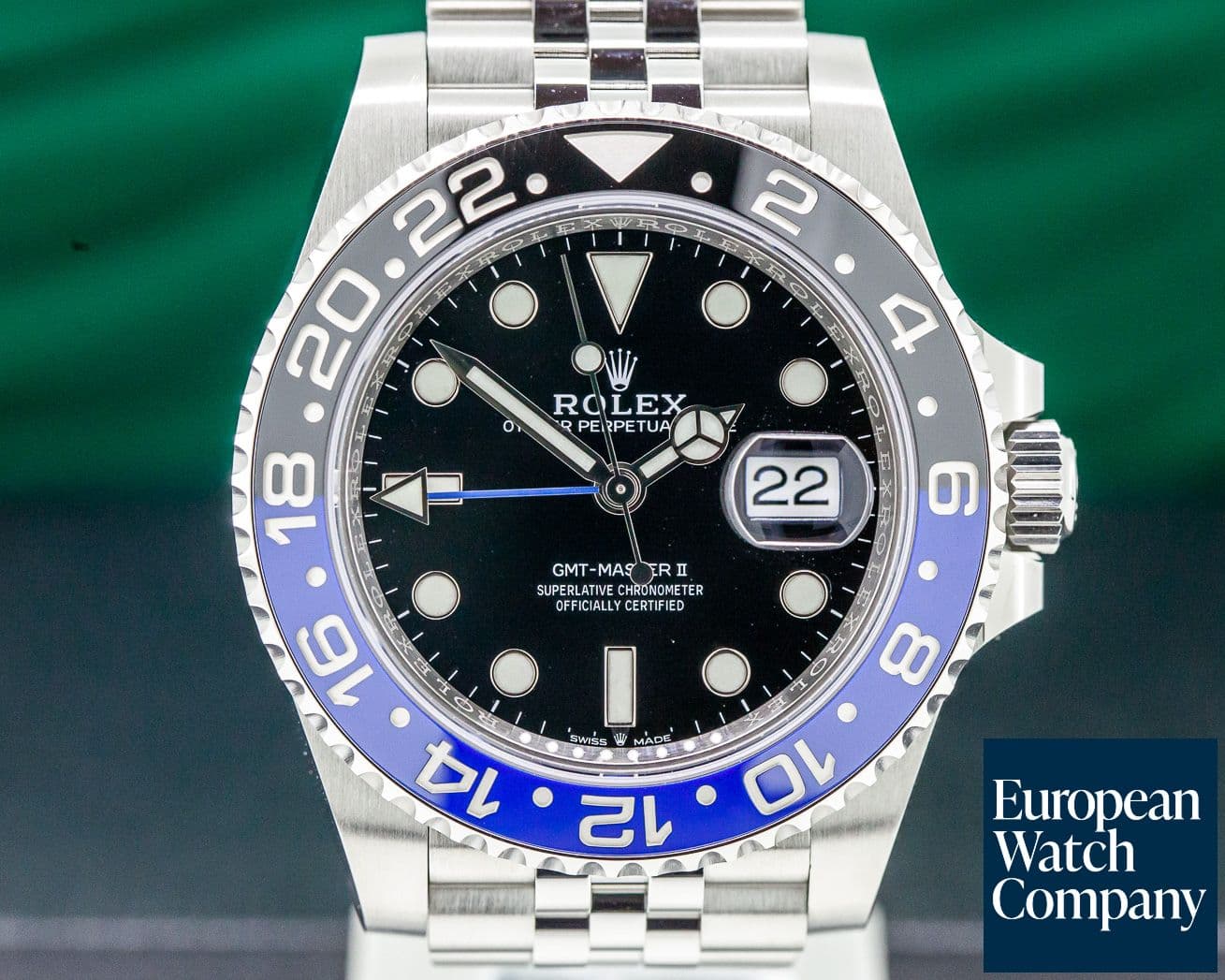 Image of Rolex GMT Master II Ceramic "Batman" SS / Jubilee 