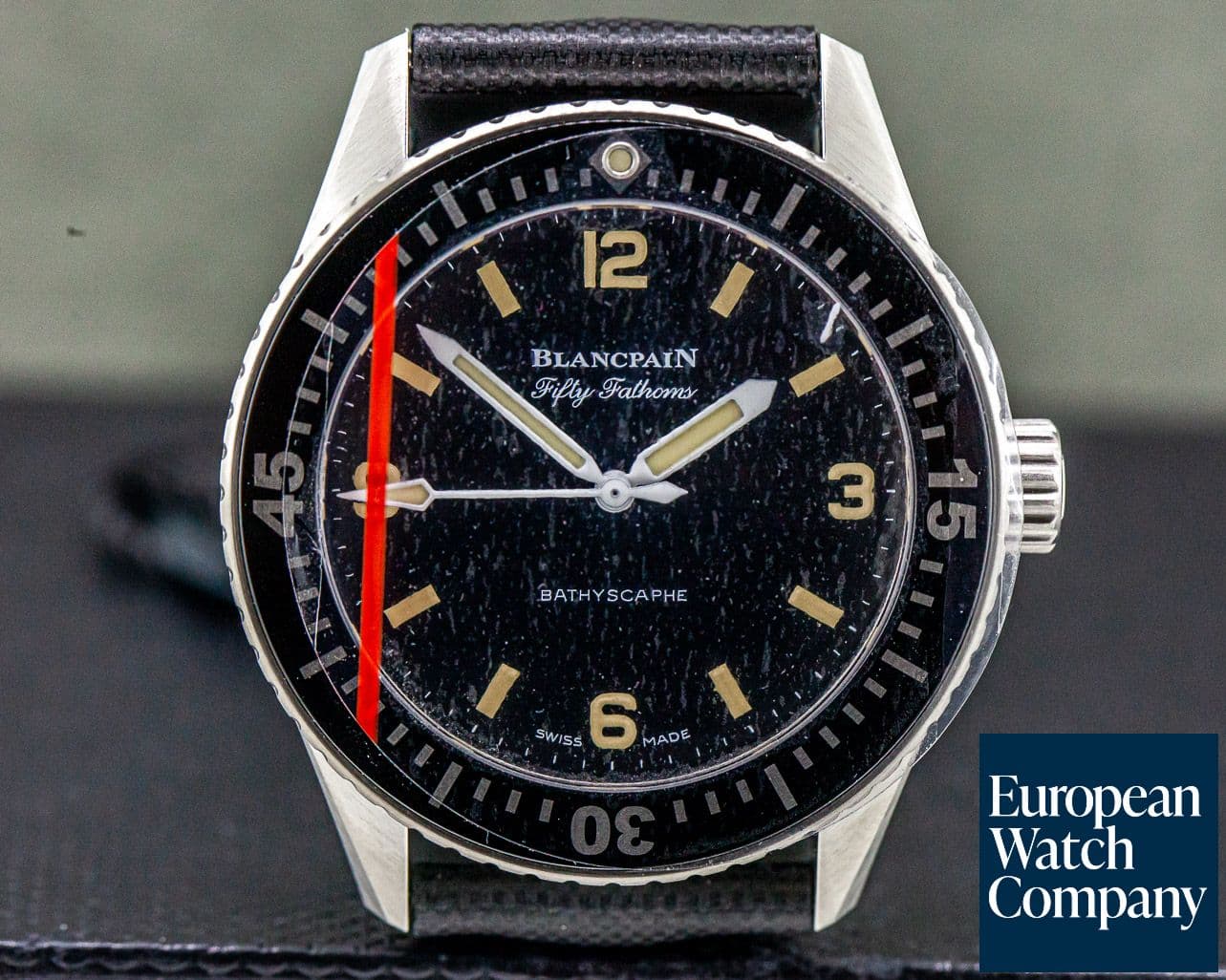 Image of Blancpain Fifty Fathoms 38mm Bathyscaphe for HODINKEE UNWORN