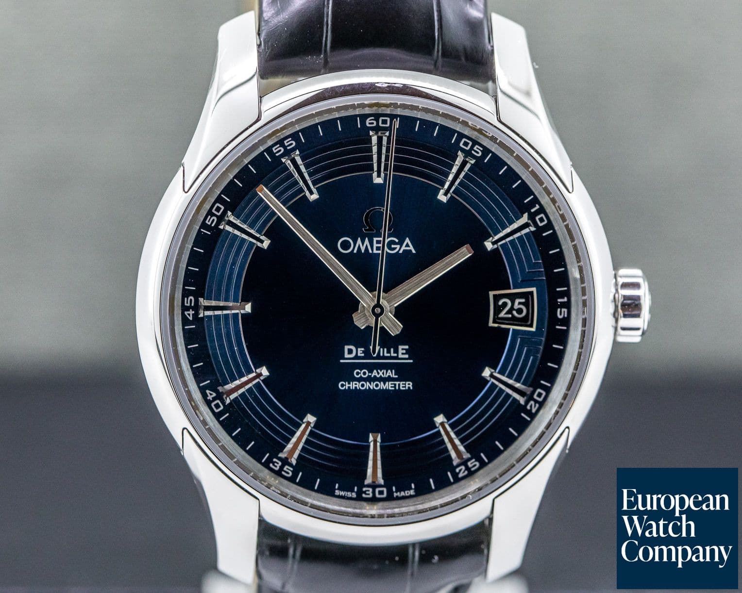 Image of Omega De Ville Co-Axial Hour Vision Blue Dial SS 
