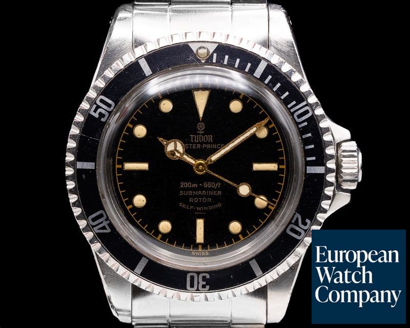 Image of Tudor Vintage Submariner "Rose Logo" Gilt Chapter Ring Circa 1963