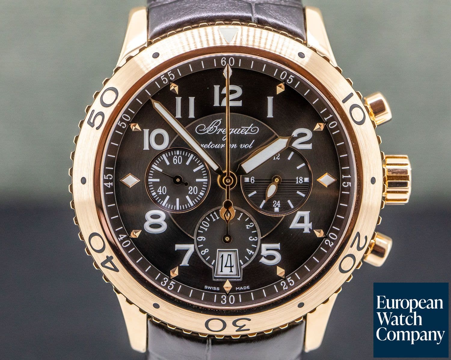 Image of Breguet Type XXI Flyback 18K Rose Gold