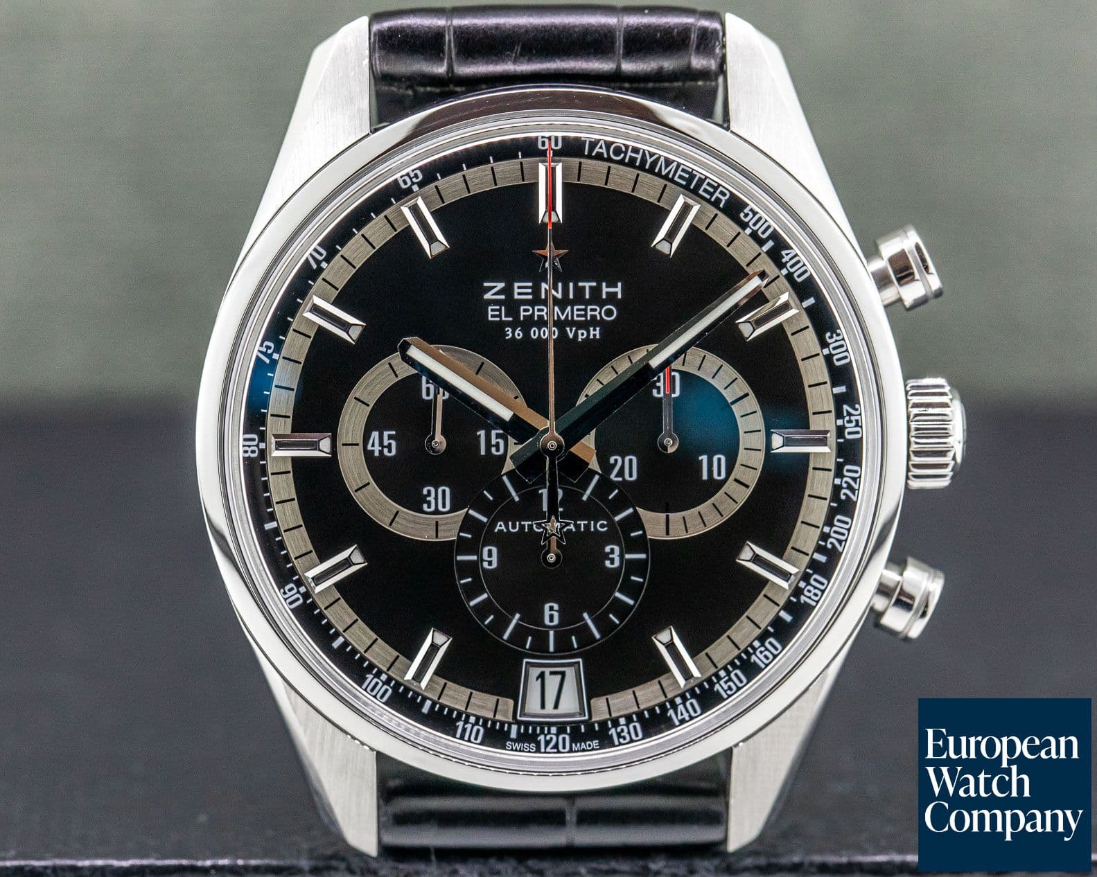 Image of Zenith El Primero Chronograph Black Dial