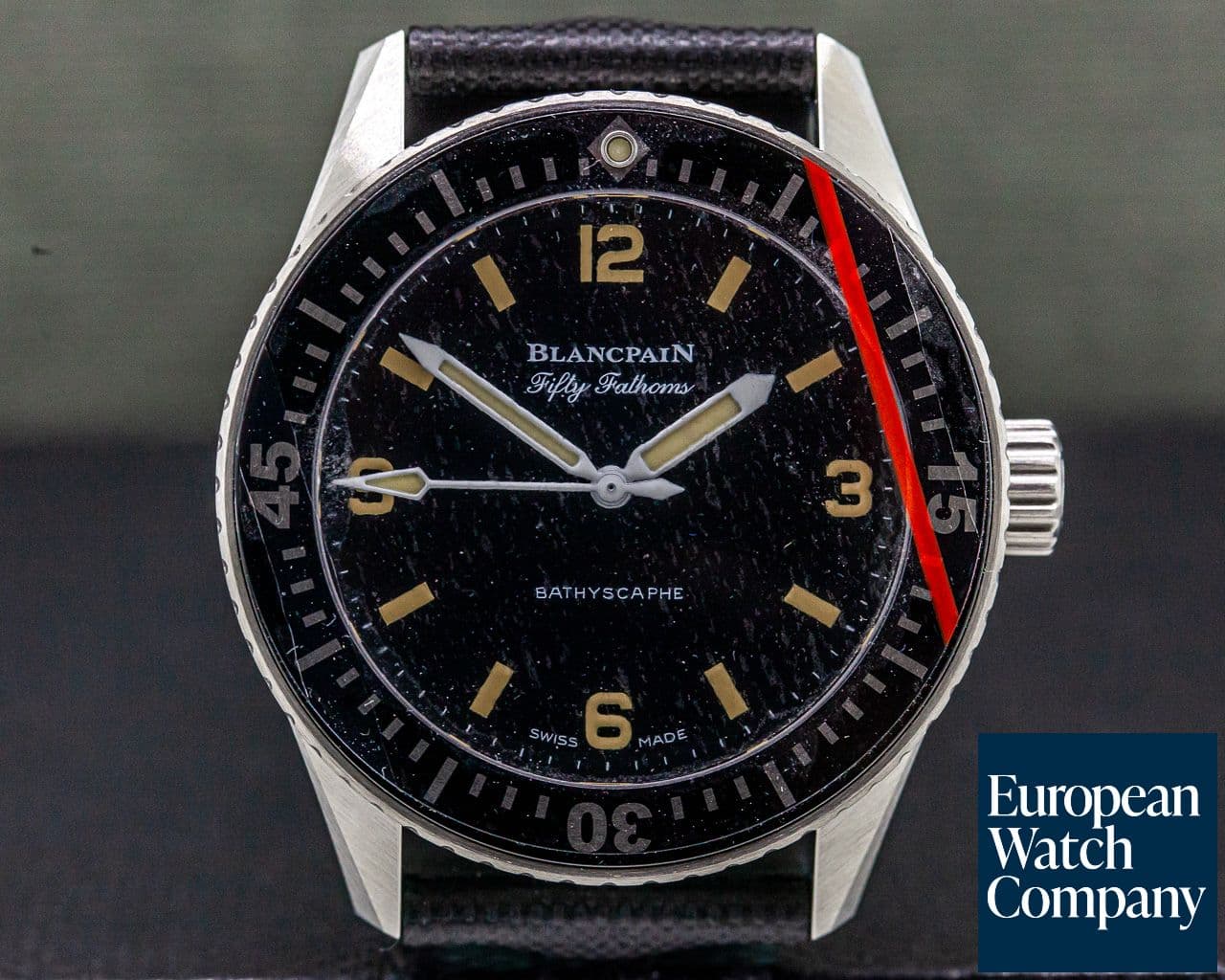 Image of Blancpain Fifty Fathoms 38mm Bathyscaphe for HODINKEE UNWORN