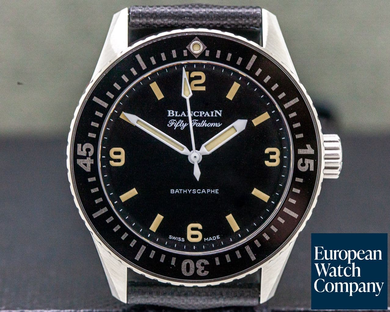 Image of Blancpain Fifty Fathoms 38mm Bathyscaphe for HODINKEE UNWORN