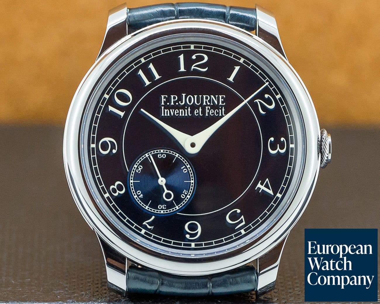 Image of F. P. Journe Chronometre Bleu Tantalum Blue Dial 