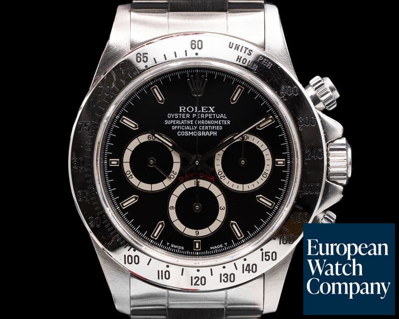Image of Rolex Daytona SS Black Dial Zenith Movement N Series RARE