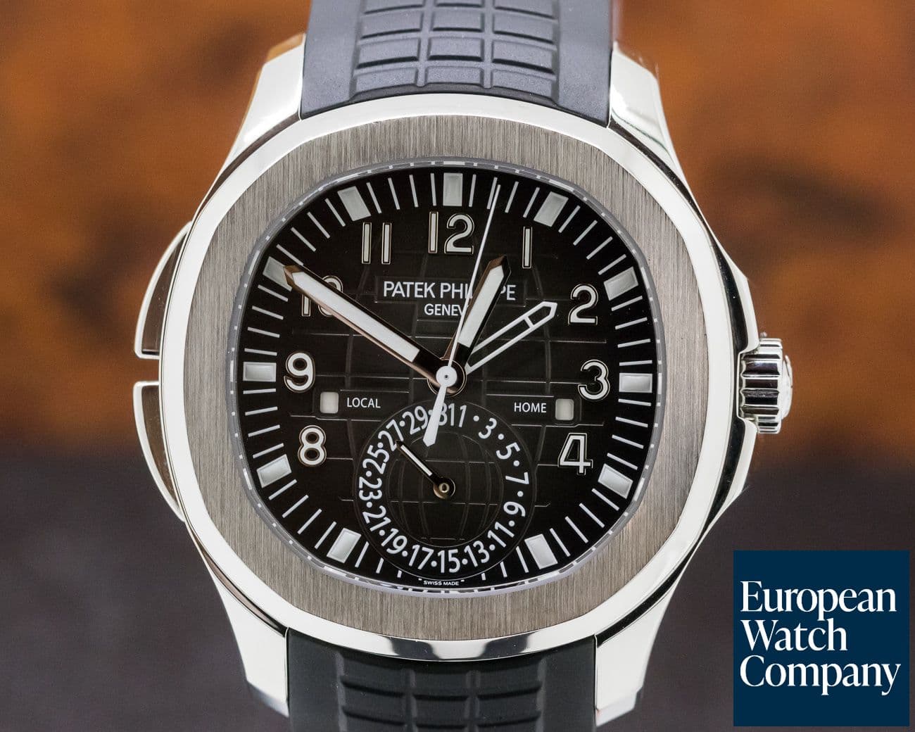 Image of Patek Philippe Aquanaut Travel Time SS / Rubber 