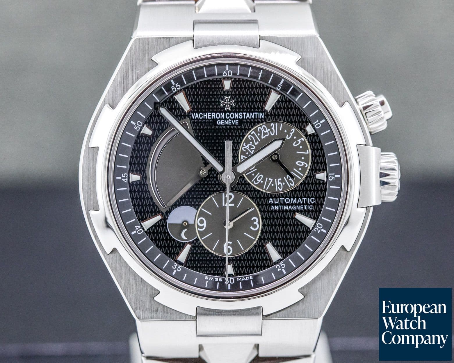 Image of Vacheron Constantin Overseas Dual Time SS/SS Black Dial