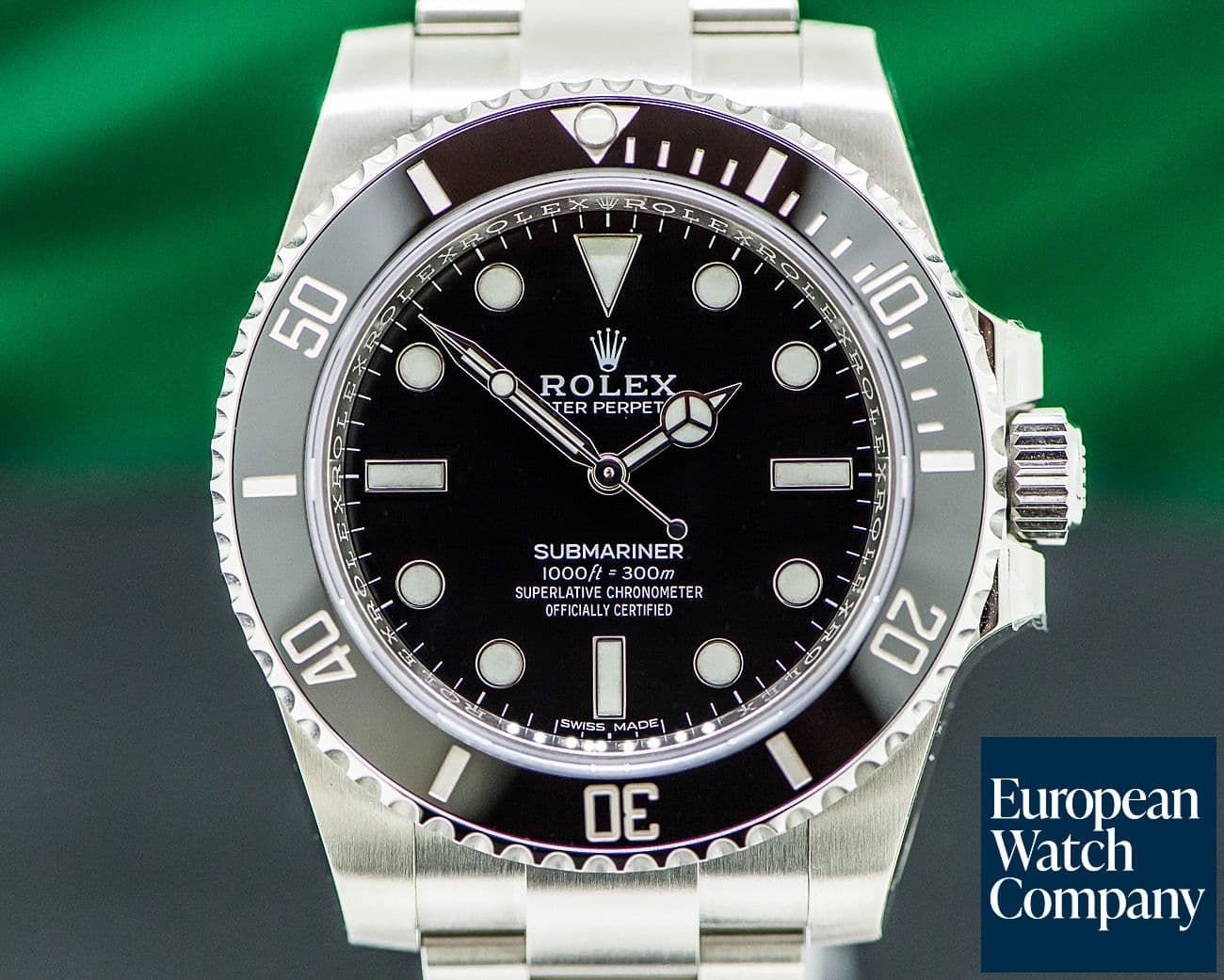 Image of Rolex Submariner No Date Ceramic Bezel SS UNWORN & STICKERED