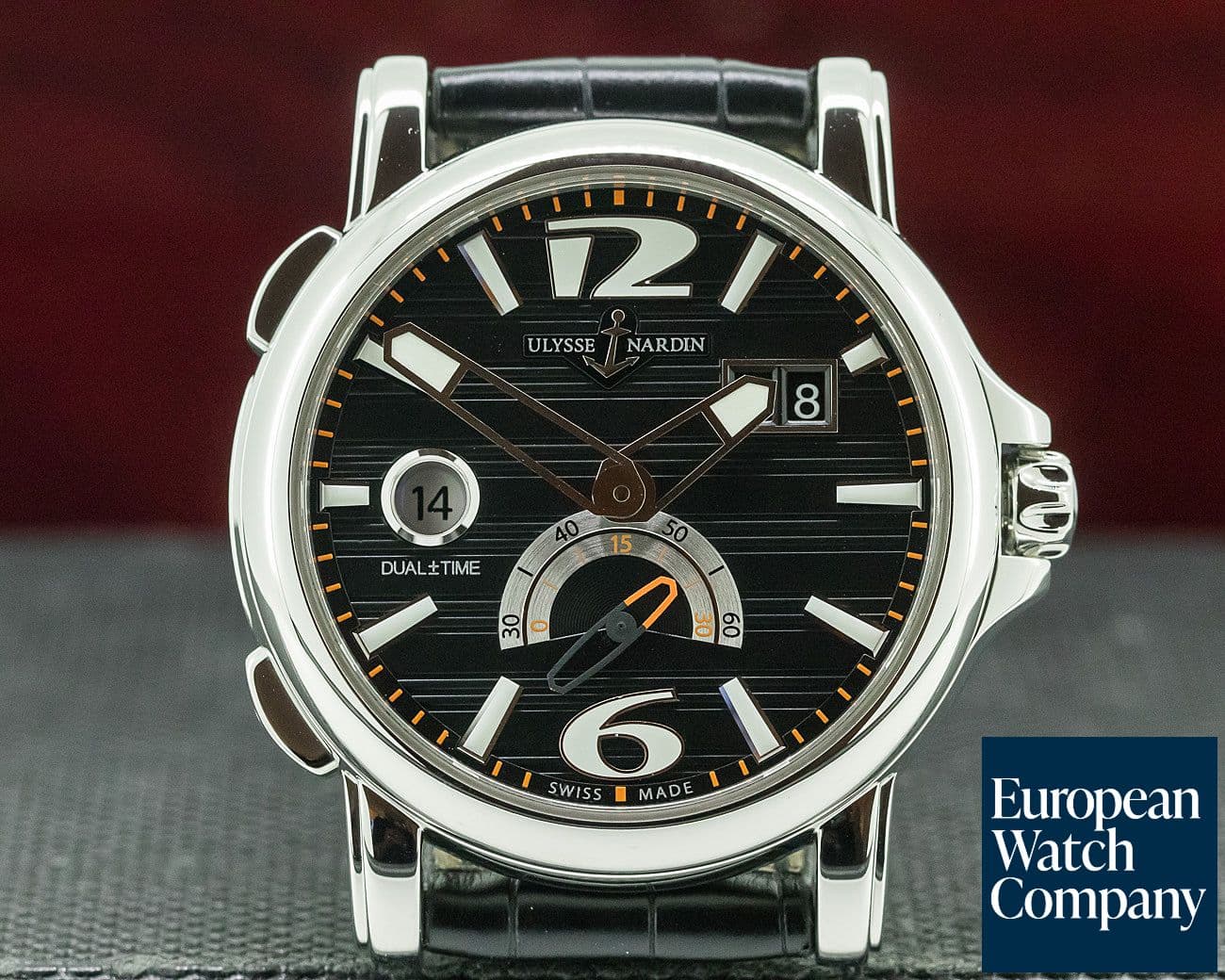 Image of Ulysse Nardin GMT +/- Big Date SS/SS
Black 42 mm