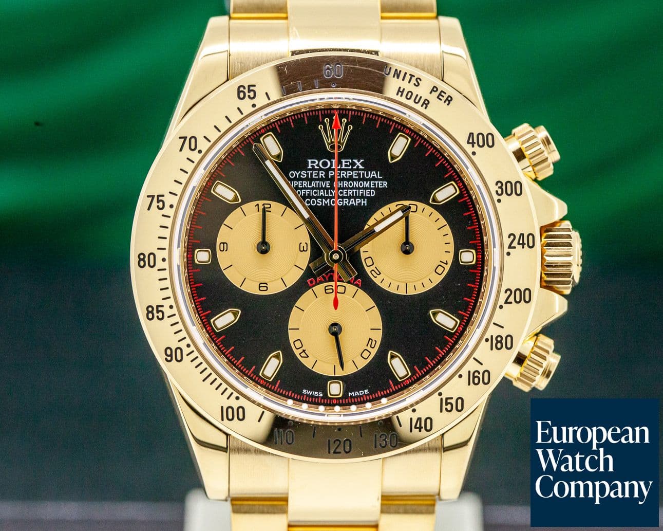 Image of Rolex Daytona 18K Yellow Gold / Black Dial