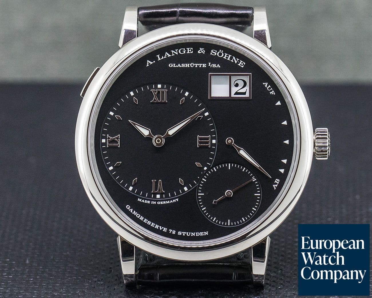 Image of A. Lange and Sohne Grand Lange 1 Black Dial 