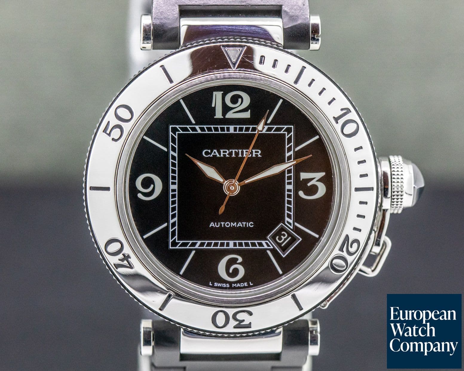 Image of Cartier Pasha Seatimer  Rubber / SS 