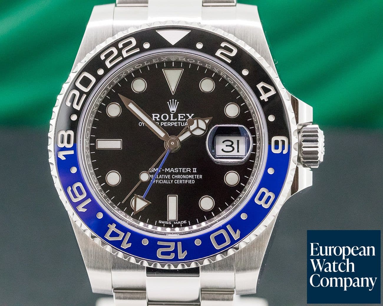 Image of Rolex GMT Master II Ceramic Black & Blue "Batman" SS 2019