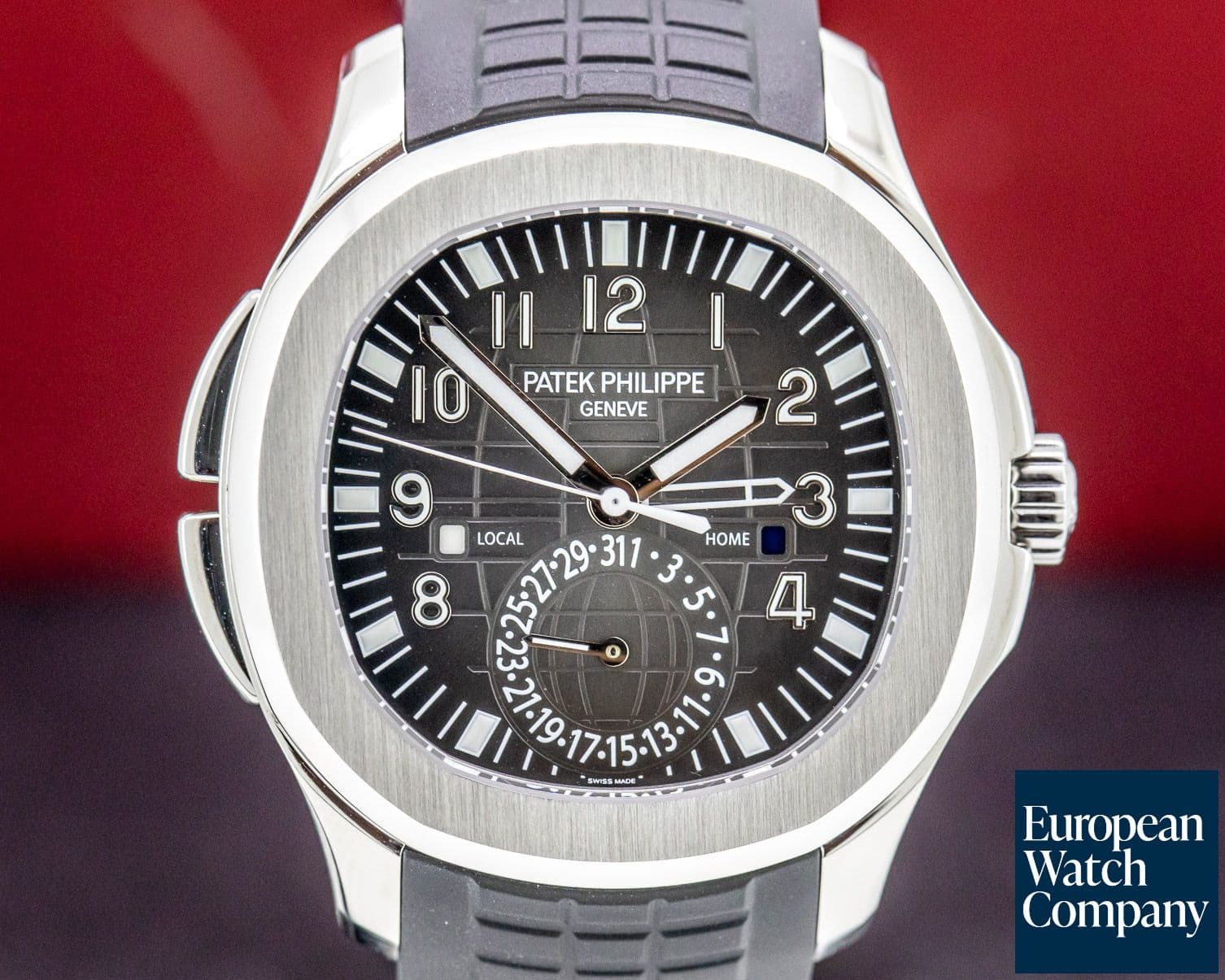Image of Patek Philippe Aquanaut Travel Time SS / Rubber 