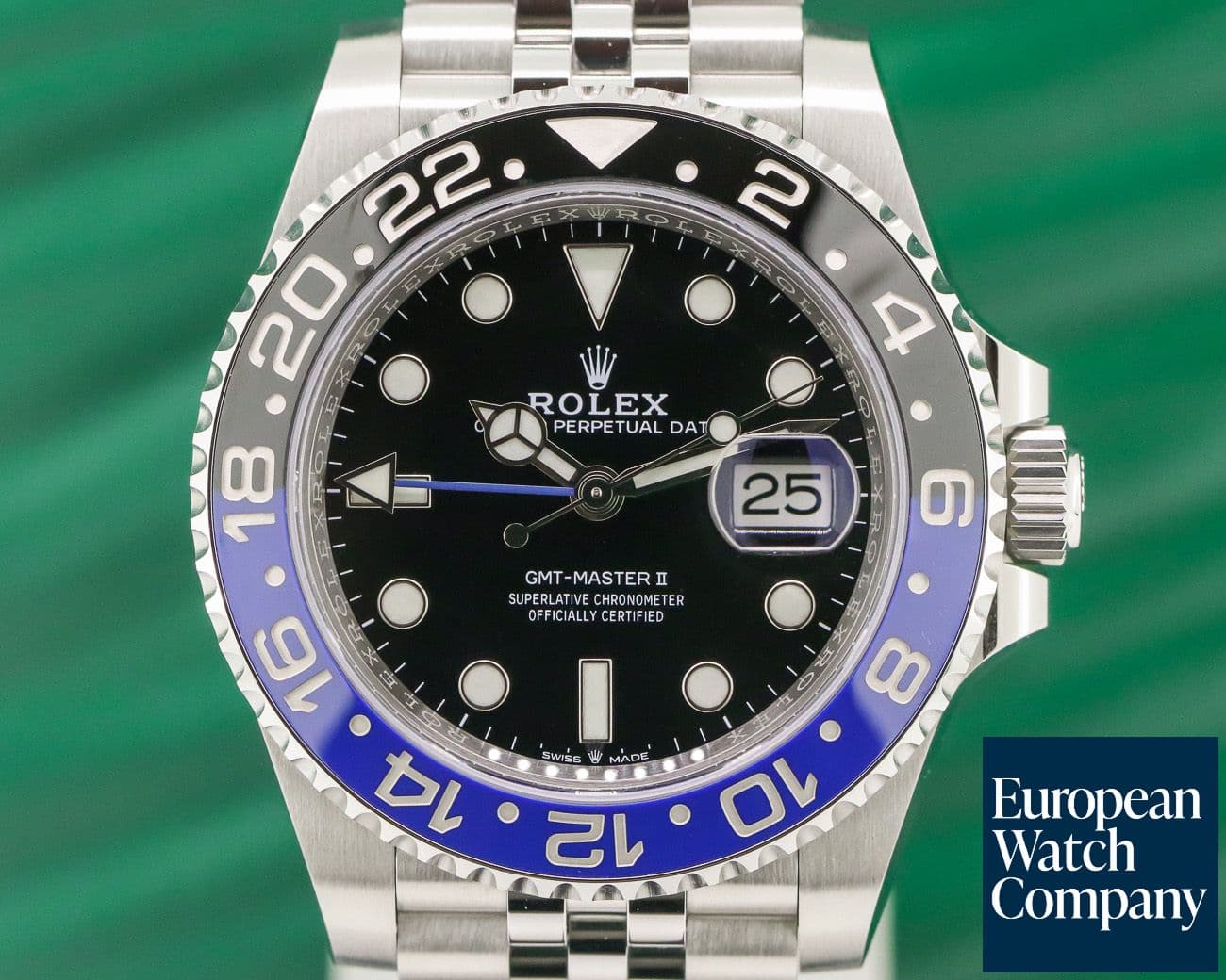 Image of Rolex GMT Master II Ceramic "Batman" SS / Jubilee 