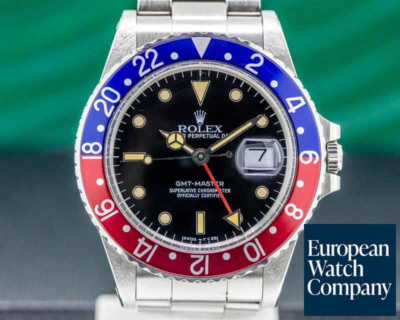 Image of Rolex GMT Master SS / SS Pepsi Bezel 1989 FULL SET