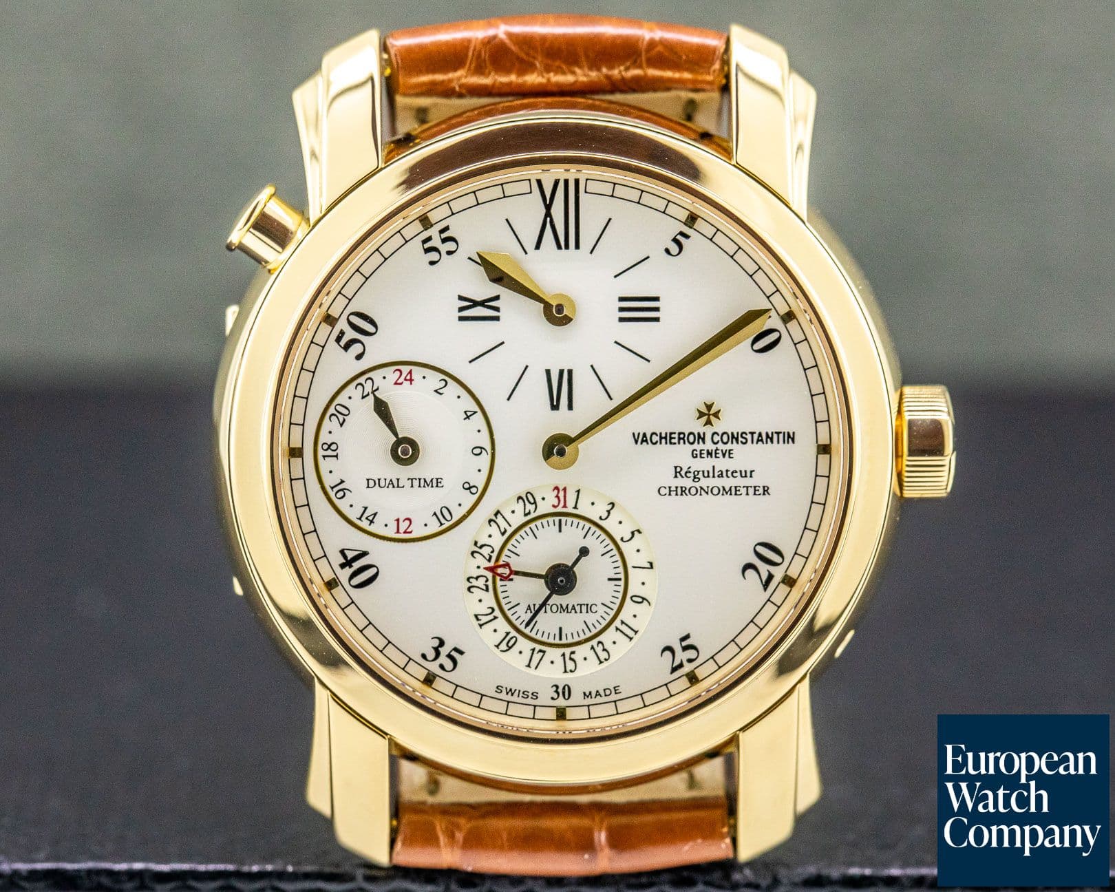 Image of Vacheron Constantin Malte Dual Time Regulator 18K Yellow Gold