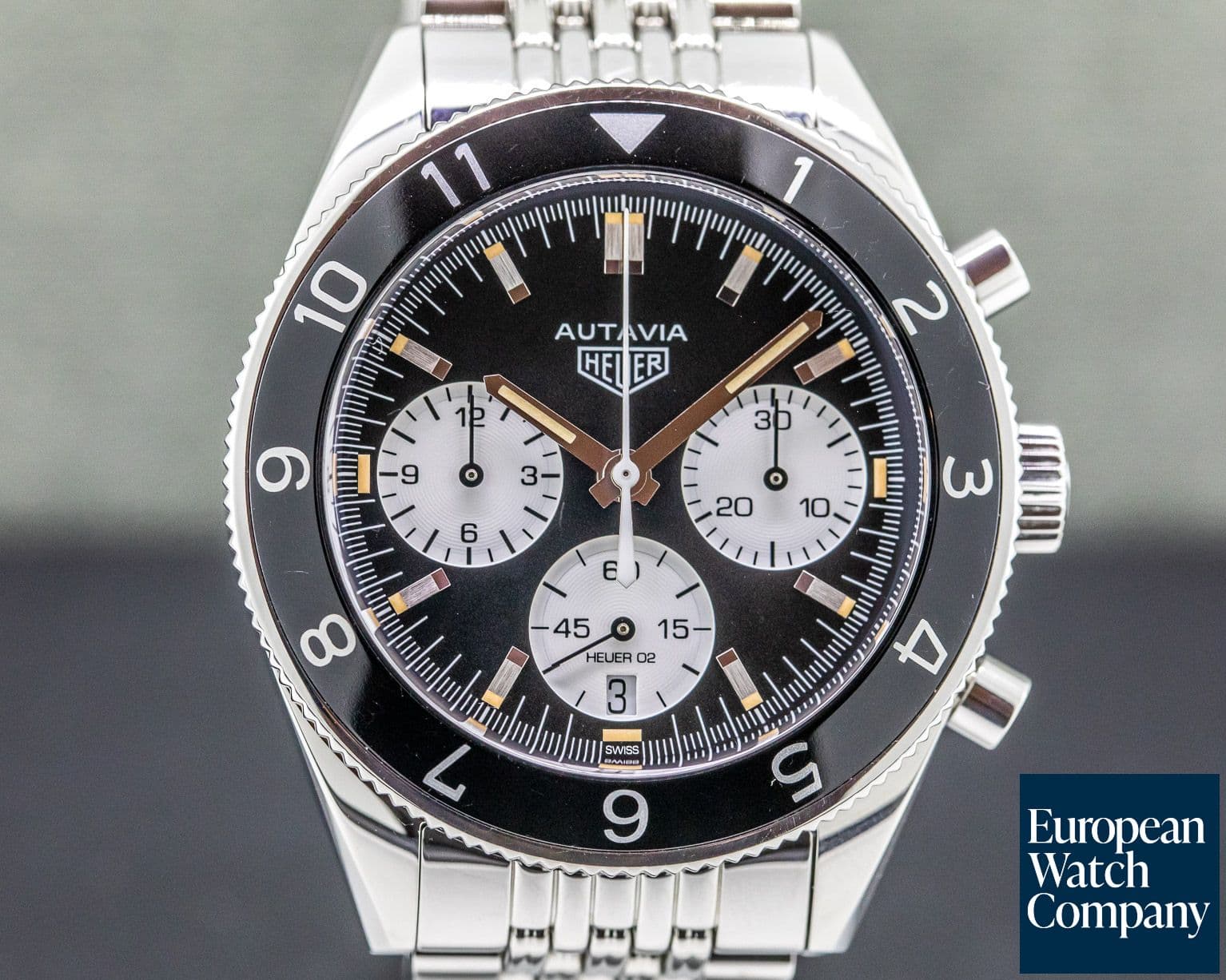 Image of TAG Heuer Heuer Heritage Calibre 02 SS / Bracelet 