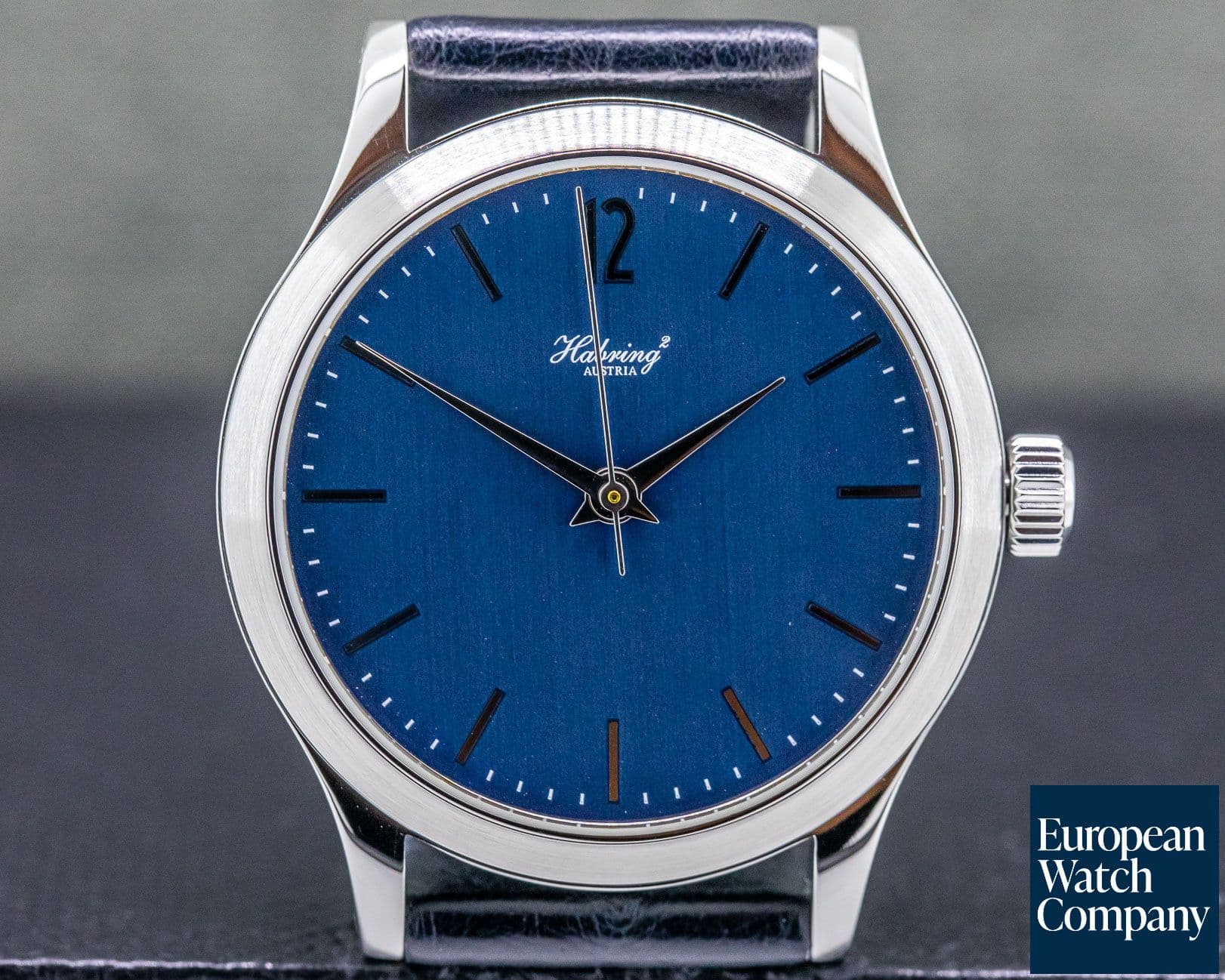Image of Habring Habring Erwin Jumping Seconds Blue Dial Stainless Steel